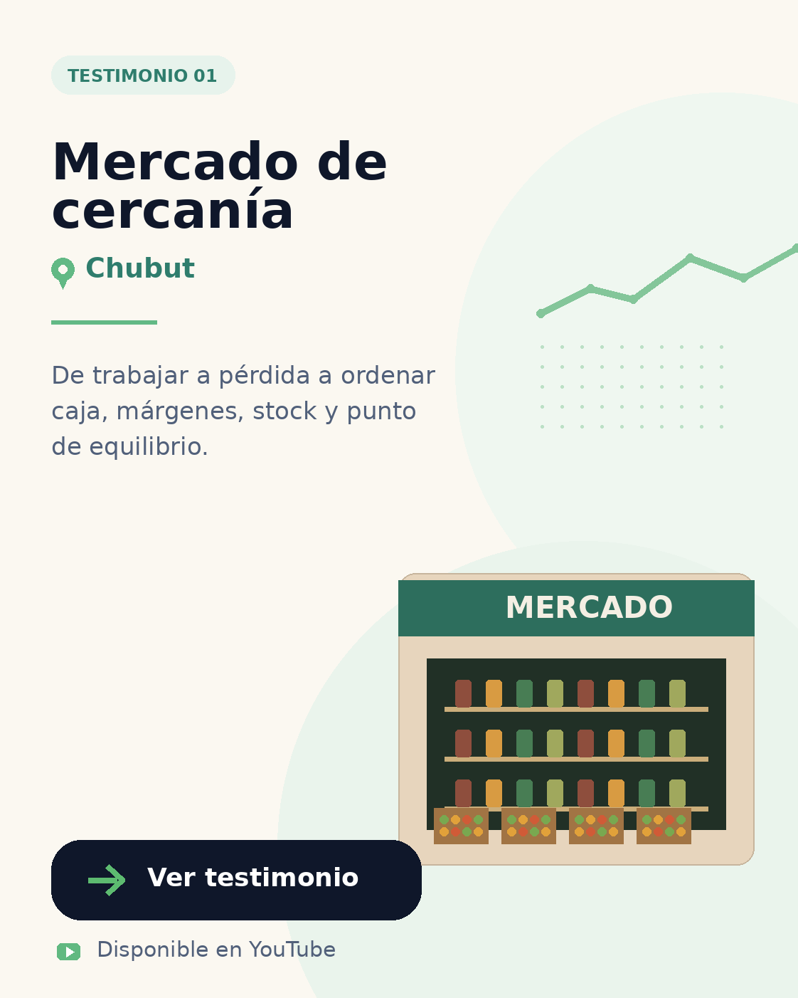 Portada del testimonio de mercado de cercanía en Chubut